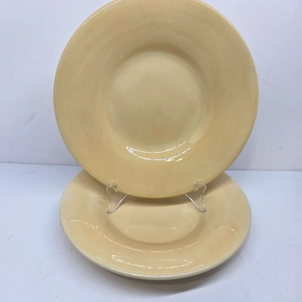 Pottery Barn Sausalito Set Of 2 Yellow 10 1/4